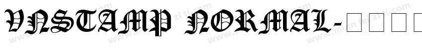VnStamp Normal字体转换